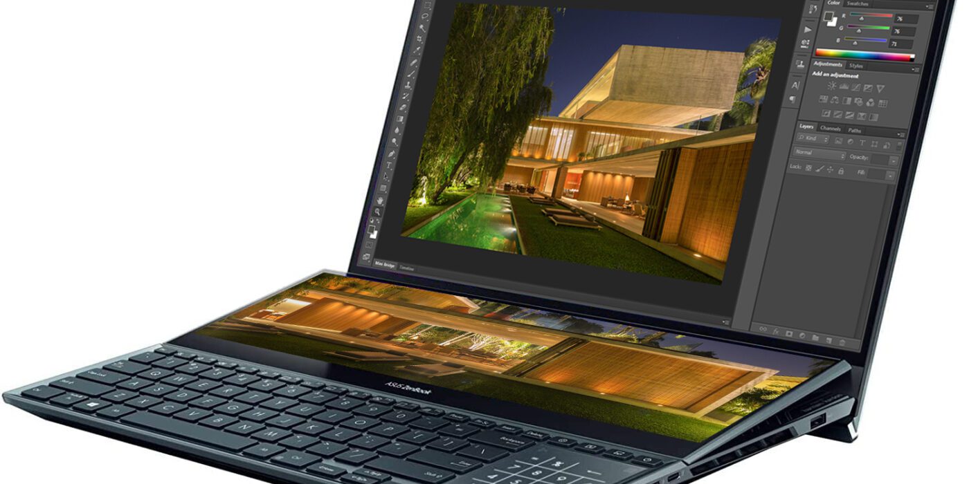 The ZenBook Pro Duo Laptop's Dual Screen Is "A Professional Creative's